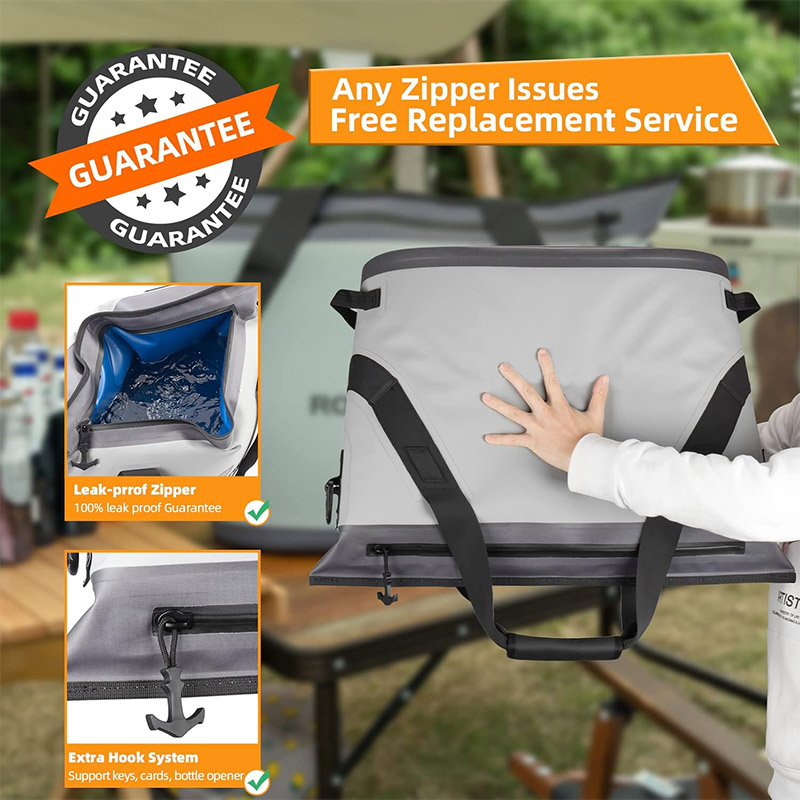 36-Can Customized TPU Cooler Bag Adjustable Strap Insulation Thermal Waterproof Backpack