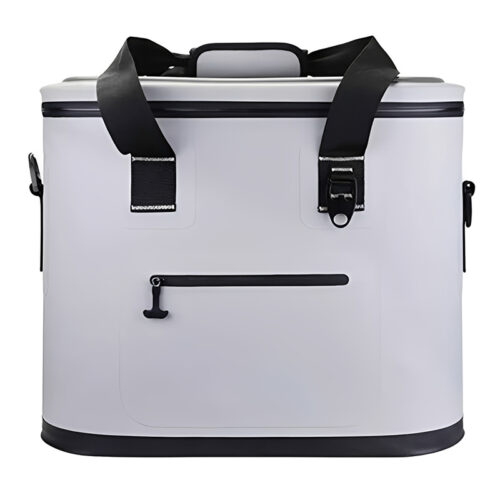 36-Can Waterproof Insulated TPU Cooler Bag Removable Shoulder Strap for Outdoor Camping