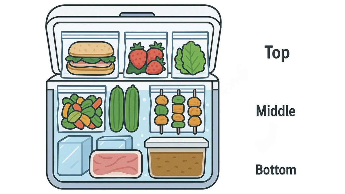 how to pack a cooler for camping tips food organization guide
