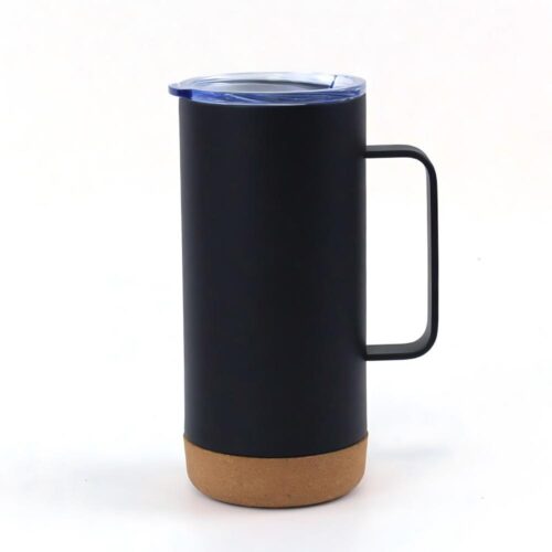 12oz 24oz 304 Stainless Steel Straight Vacuum Tumbler Mug with Cork Bottom Home Car Use