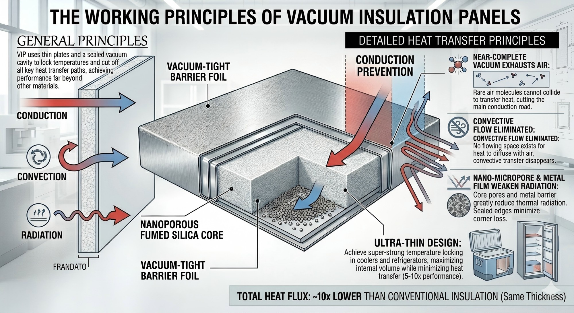 The Working Principles of Vacuum Insulation Panels