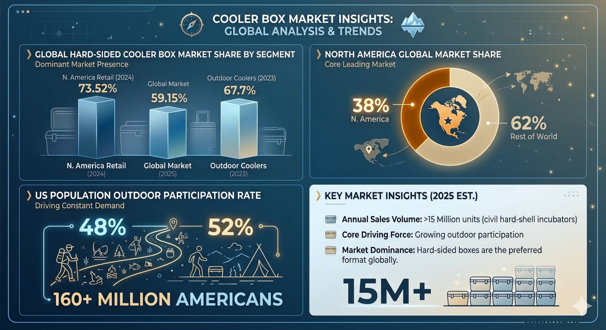 market trends of hard-sided coolers boxes