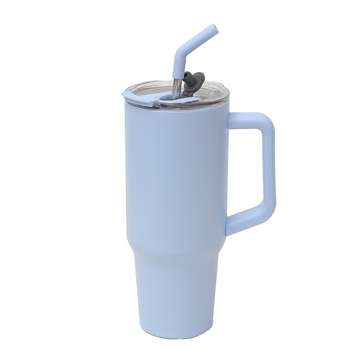 40 oz Stainless Steel Tumbler with Handle Vacuum Insulated Coffee Mug Bulk