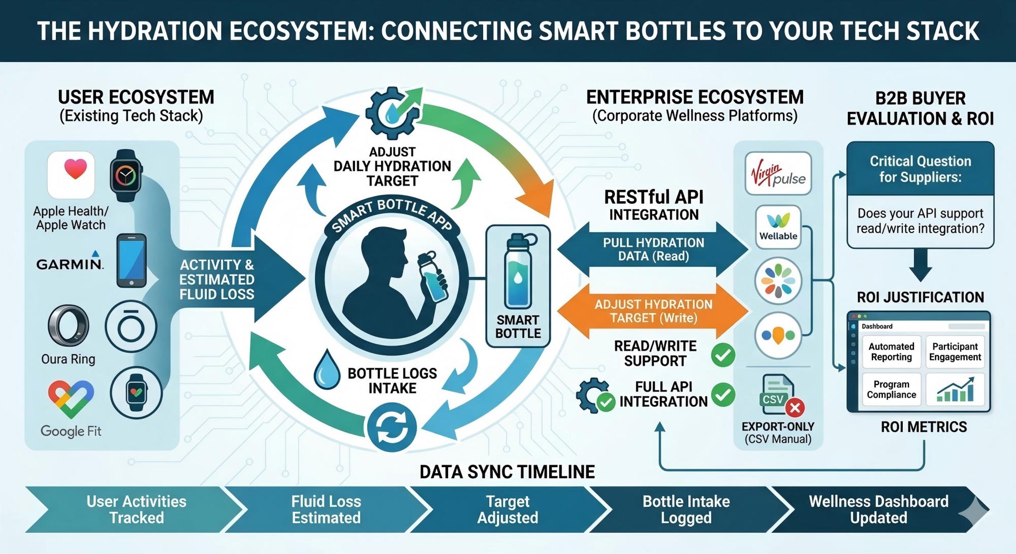 Connect smart bottles to your tech stack