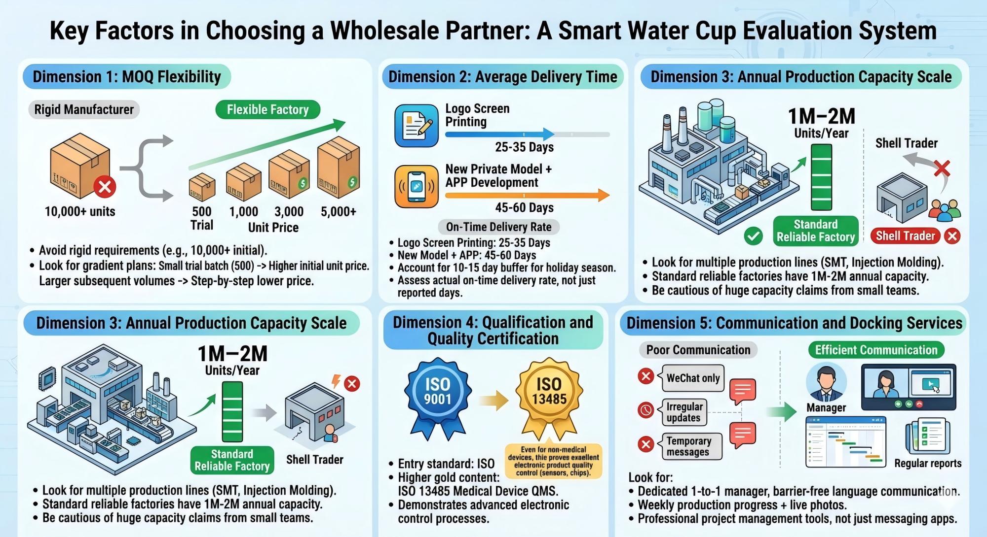 Key Factors in Choosing a Wholesale Partner smart water bottles