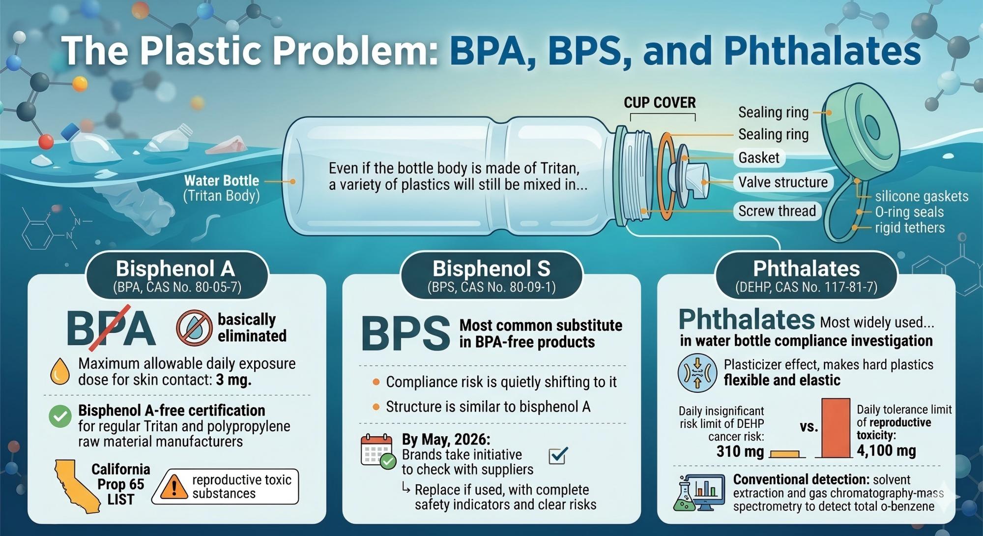 The Plastic Problem BPA BPS and Phthalates