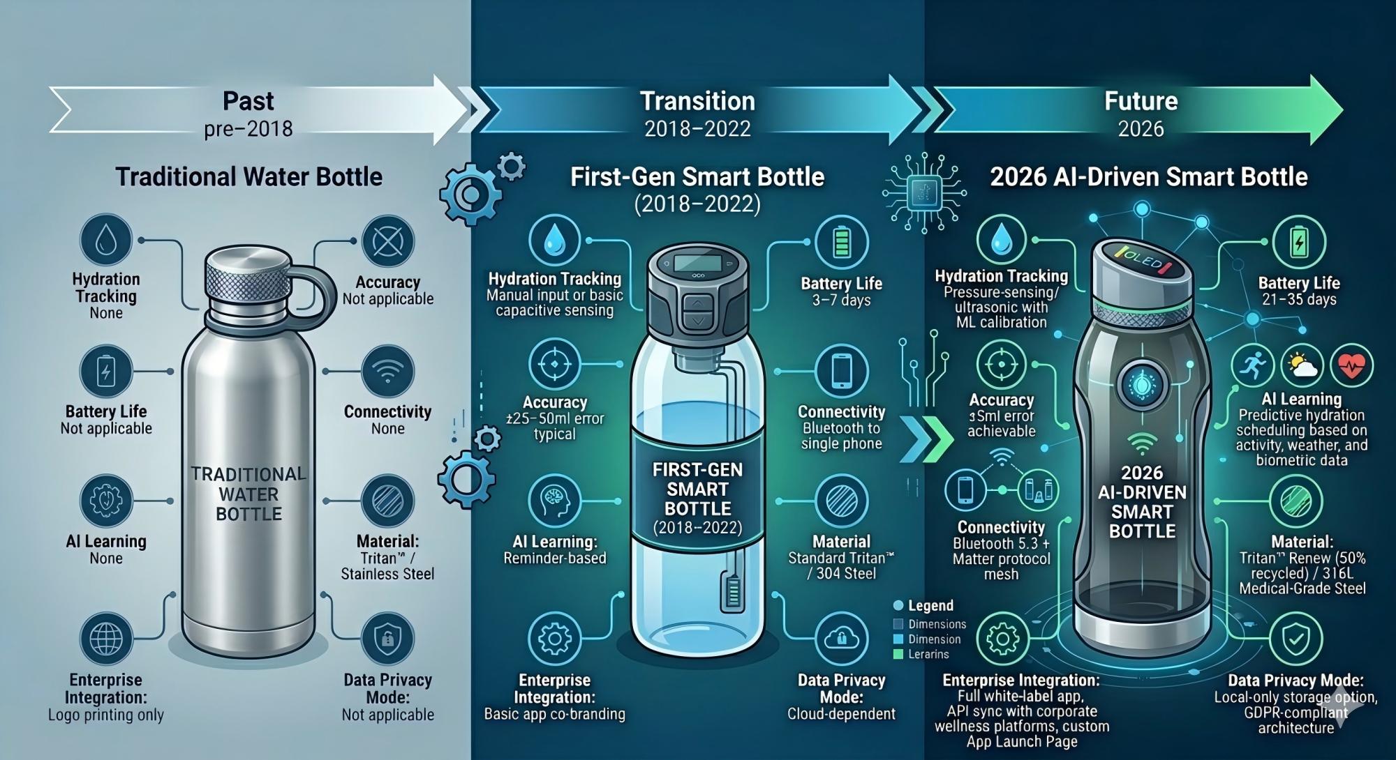 What is a smart water bottle in 2026