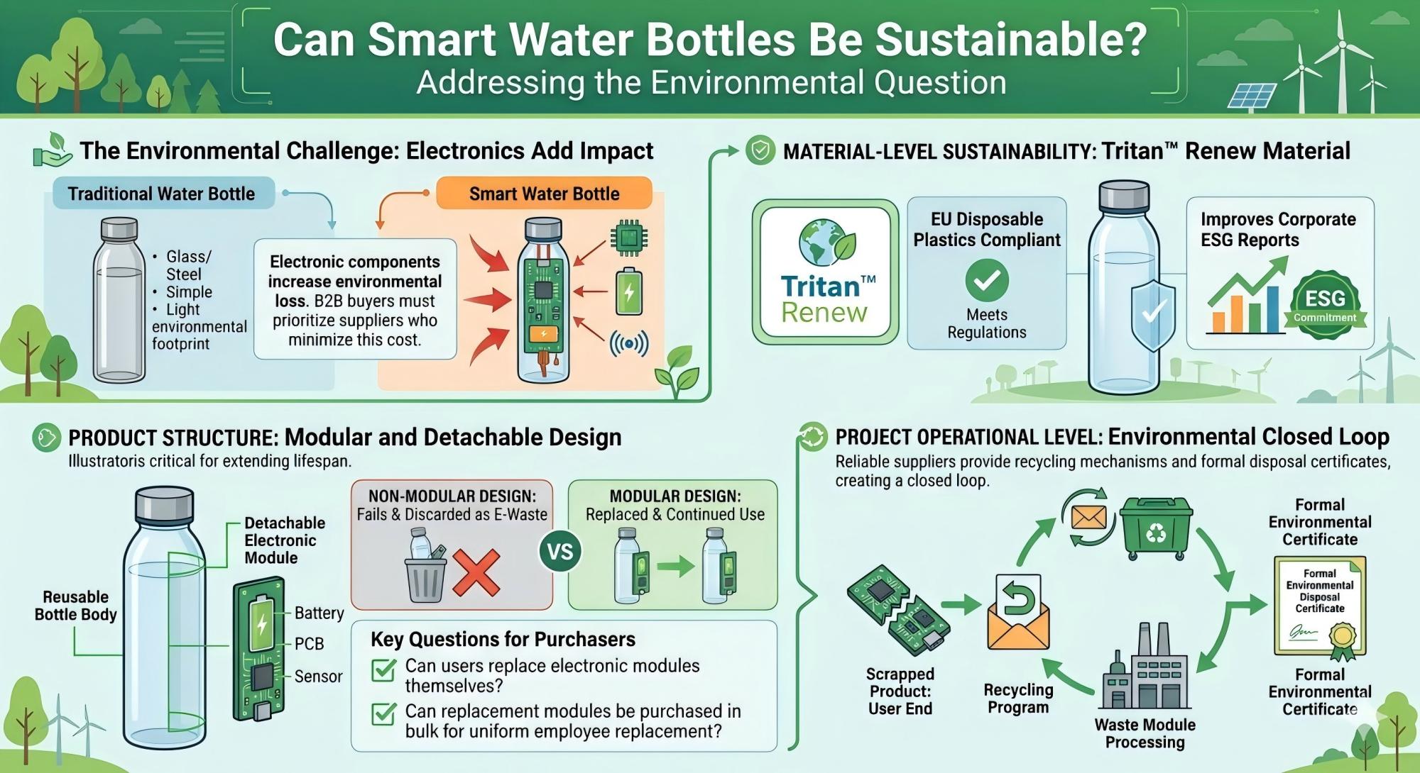 environmental questions of smart water bottles