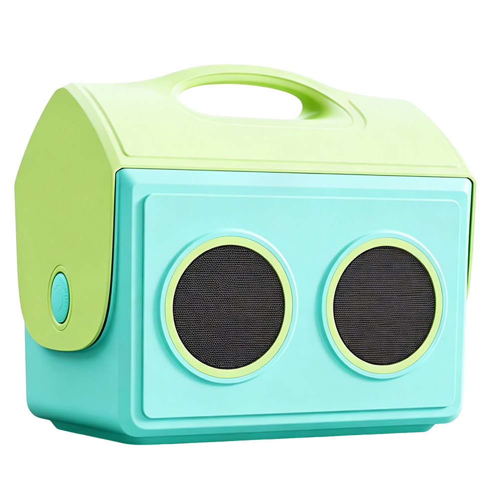 15 QT Durable Plastic Music Cooler Box 14 L With Handle and Speaker Camping for Outdoor Tents wholesale