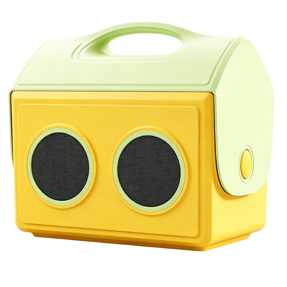 15 QT Durable Plastic Music Cooler Box 14 L With Handle and Speaker Camping for Outdoor Tents Custom