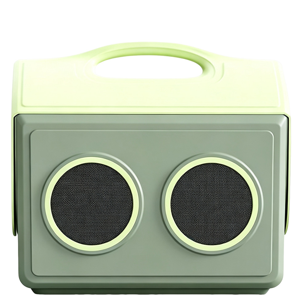 15 QT Durable Plastic Music Cooler Box 14 L With Handle and Speaker Camping for Outdoor Tents waterproof