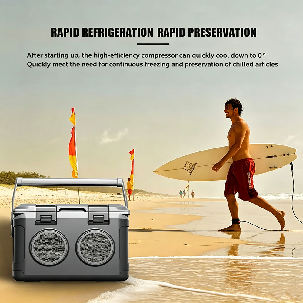 22.2 QT Wholesale Custom Ice Cooler Box 21 L Incubator Portable Insulated Wireless Speaker outdoor activities