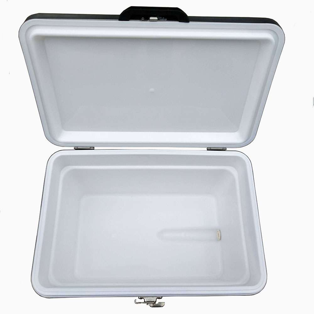 26 QT Stainless Steel Custom Metal Cooler Box 25 L Wholesale Double Wall Insulated Stand latches