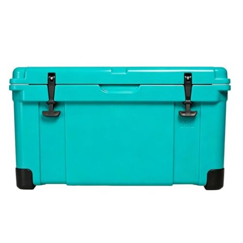 58 QT Rotomolded Hard Cooler Box 55 L Wholesale Ice Chest Customized Non-slip Rubber Feet large capacity