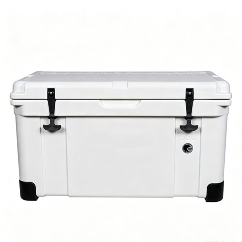 58 QT Rotomolded Hard Cooler Box 55 L Wholesale Ice Chest Customized Non-slip Rubber Feet durable