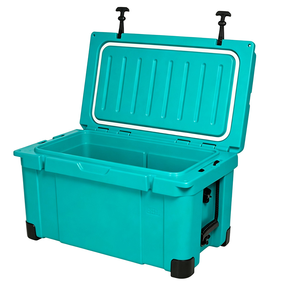 58 QT Rotomolded Hard Cooler Box 55 L Wholesale Ice Chest Customized Non-slip Rubber Feet outdoor acitivity