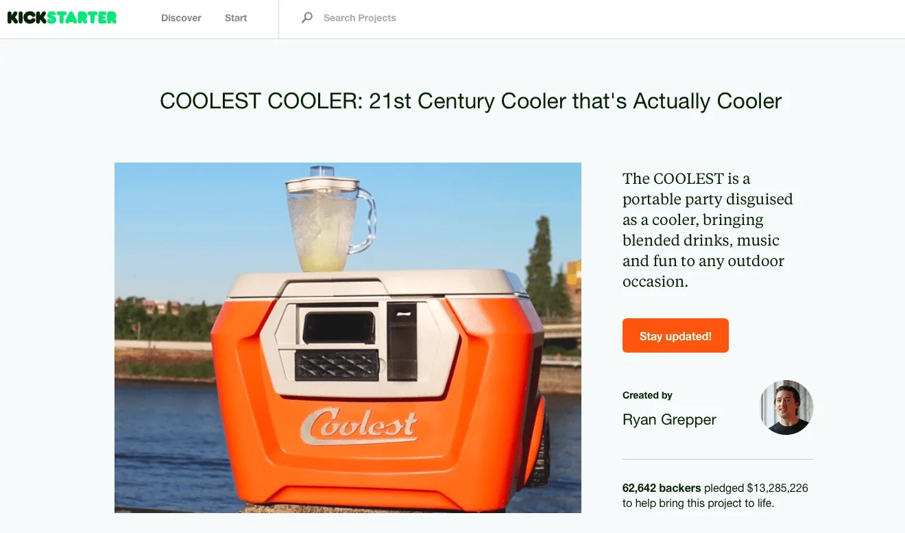 Kickstarter the coolest coolers Kickstarter the coolest coolers