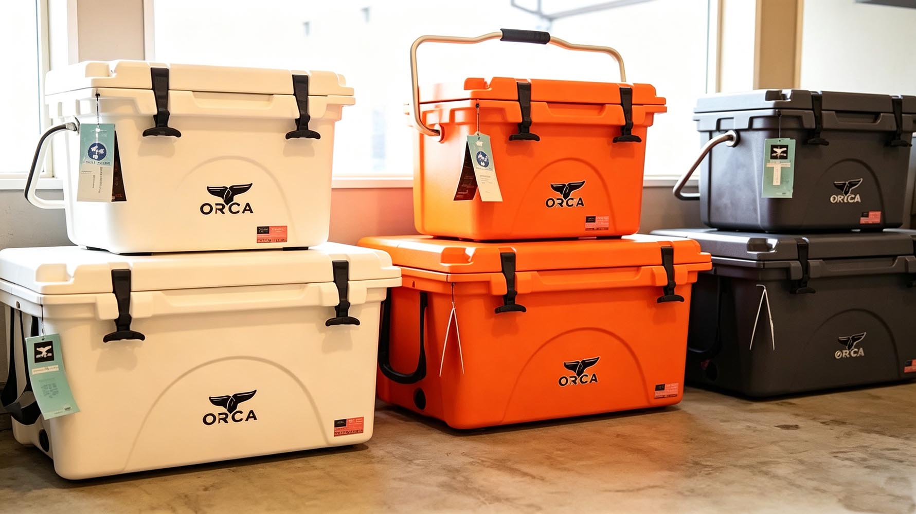 ORCA premium hard coolers materials selection ORCA premium hard coolers materials selection