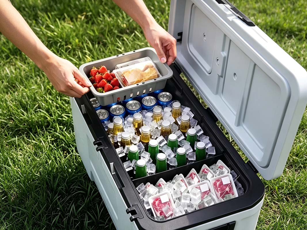 custom metal coolers with detachable dividers