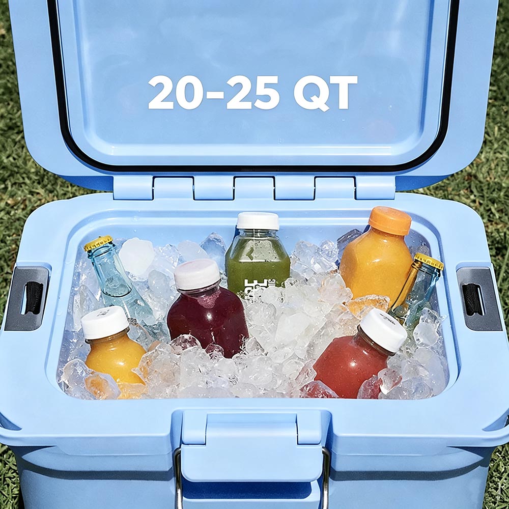 20-25 QT hard cooler for your production line