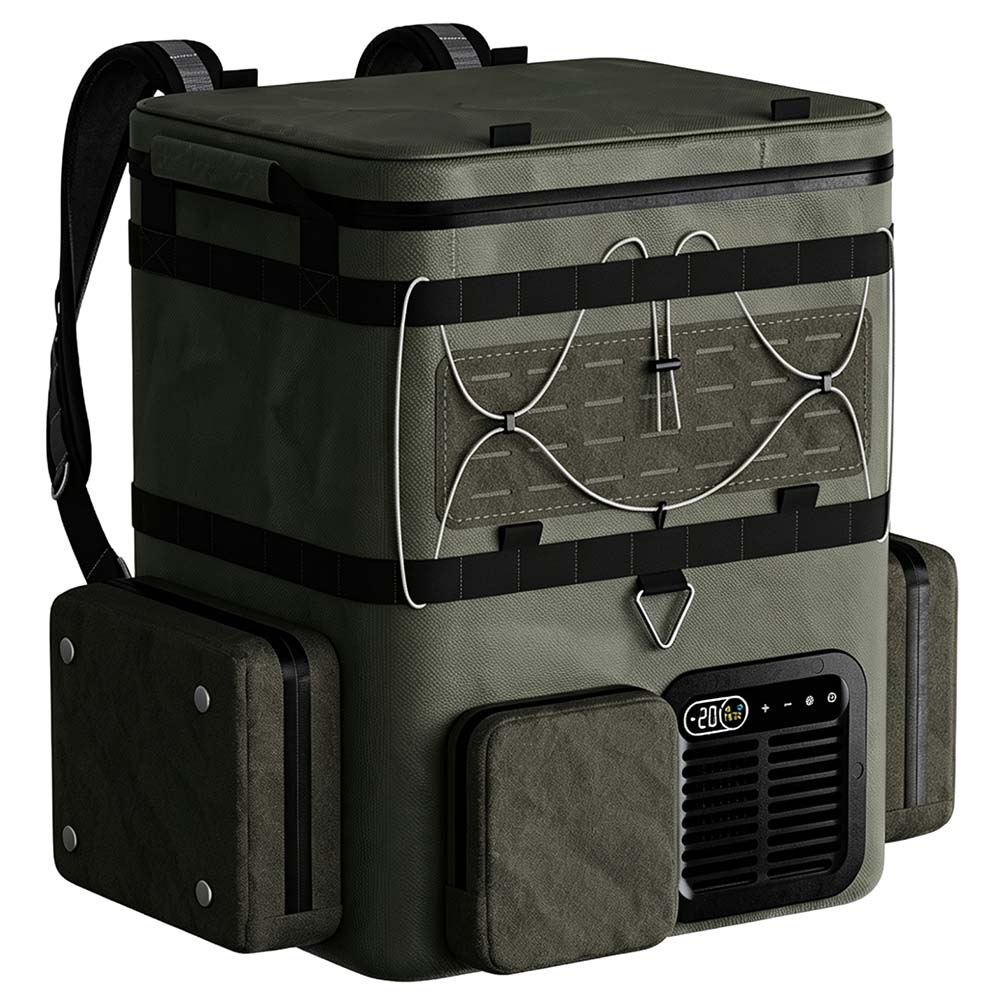 25 QT Electric Insulated 24 L Cooler Bag Backpack for Camping and Hiking Towering Bracket custom