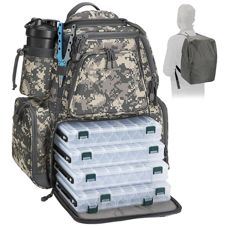 31 QT 42 QT Custom logo Oxford Cooler Bag 30 L 40 L Tarpaulin Mesh Waterproof Sling Rod for fishing