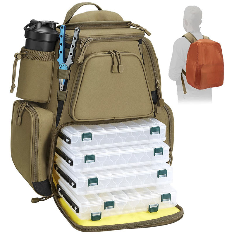 31 QT 42 QT Custom logo Oxford Cooler Bag 30 L 40 L Tarpaulin Mesh Waterproof Sling Rod backpack