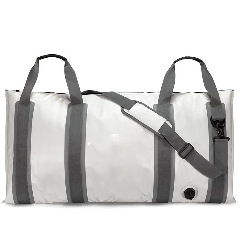 31 QT Wholesale 30 L PVC Cooling Cooler Bag Waterproof Insulated Fishing Kill Chiller Drain Valve custom