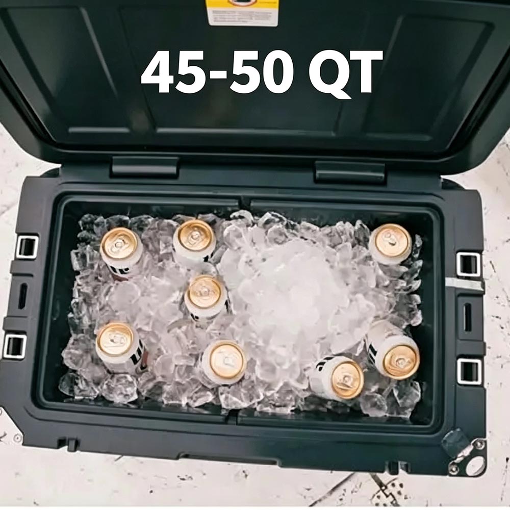40-45 QT hard coolers for your production line