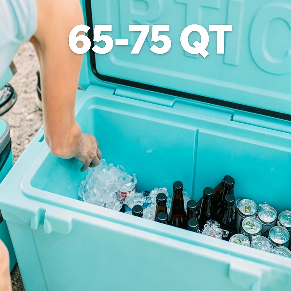 65-75 QT hard coolers for your production line
