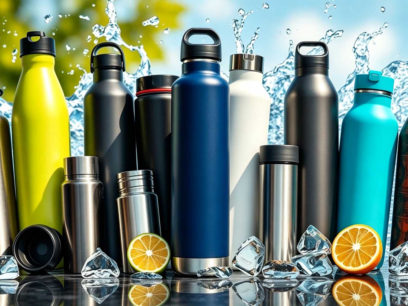 coldest water bottles custom sizes and colors