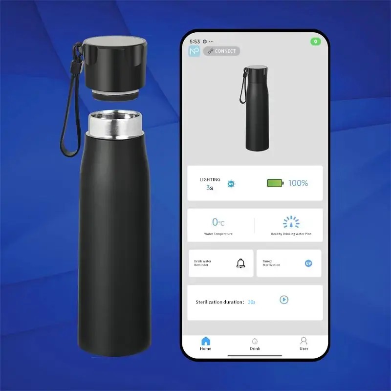smart water bottles connection