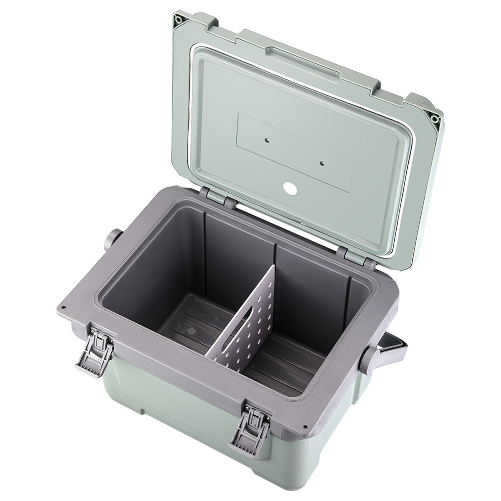 23 QT Wholesale Injection PP Cooler Box 22 L Insulated Thermal Carry Handle Basket divider