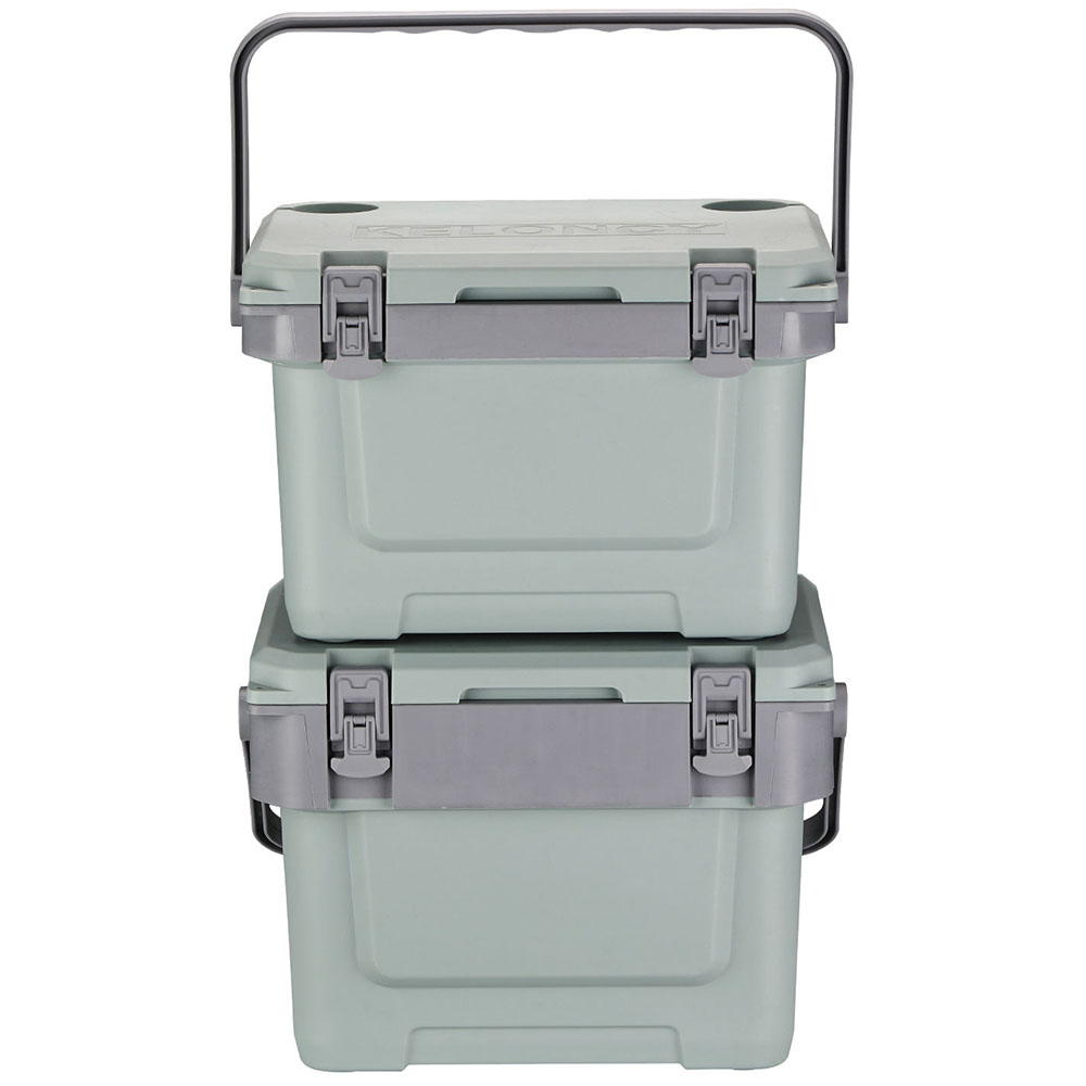 23 QT Wholesale Injection PP Cooler Box 22 L Insulated Thermal Carry Handle Basket stackable