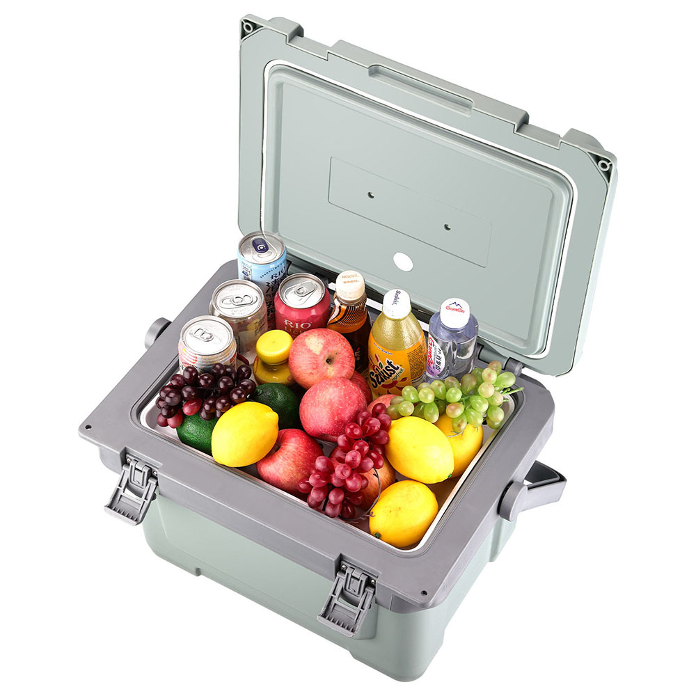 23 QT Wholesale Injection PP Cooler Box 22 L Insulated Thermal Carry Handle Basket outdoor activities