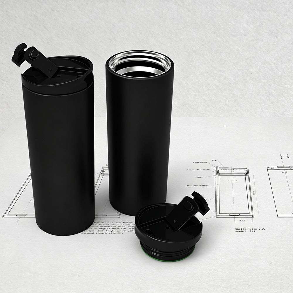 CAD + Physical Prototype CAD Physical Prototype tumblers