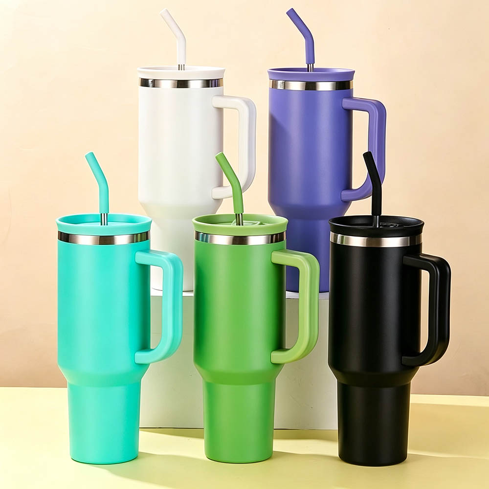 colorful bright surface finsihes tumblers.
