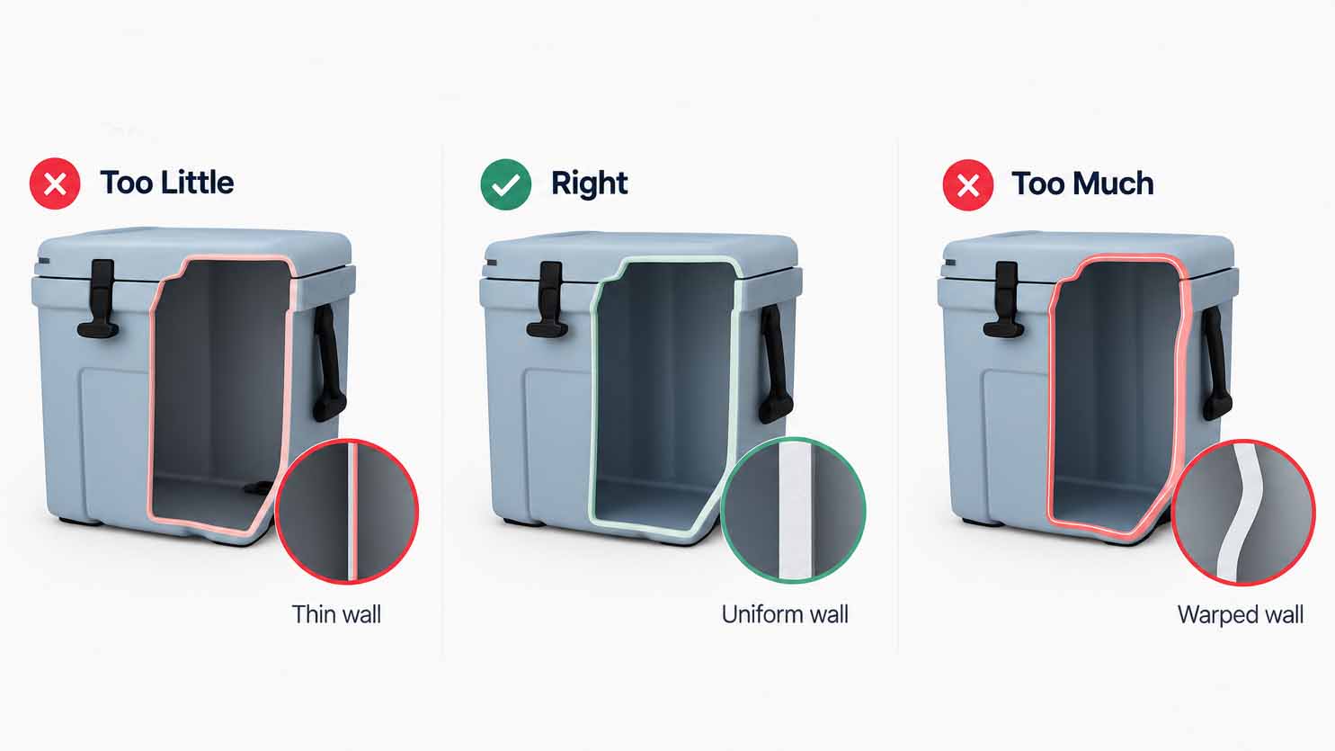 control rotomolding weight cooler manfacturering