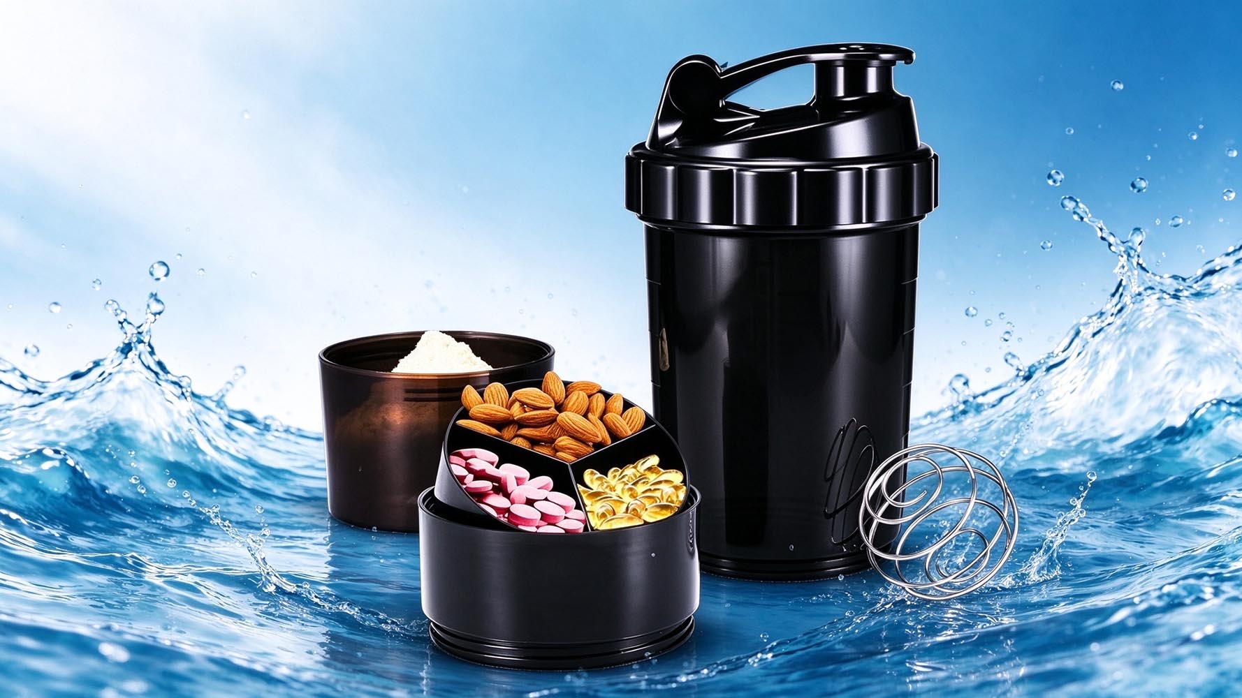 Protein Shaker with Powder Storage: Why the Built-in Compartment Is a Bestseller Feature
